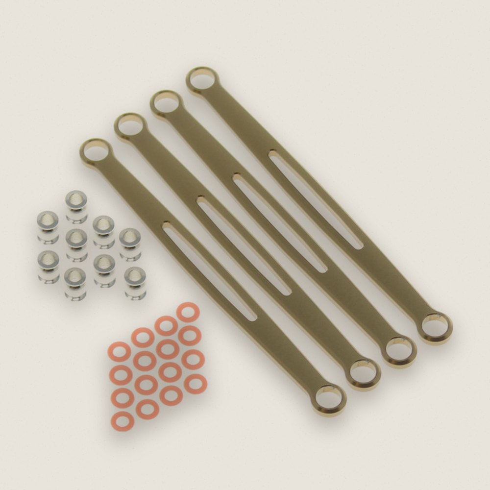 Rear Links, Aluminum, Bronze, 4 Pieces - Redcat