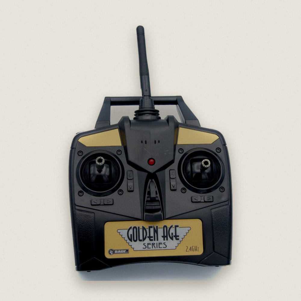 2.4GHz 4-Channel Transmitter, Golden Age Series Mode 2 - Rage RC