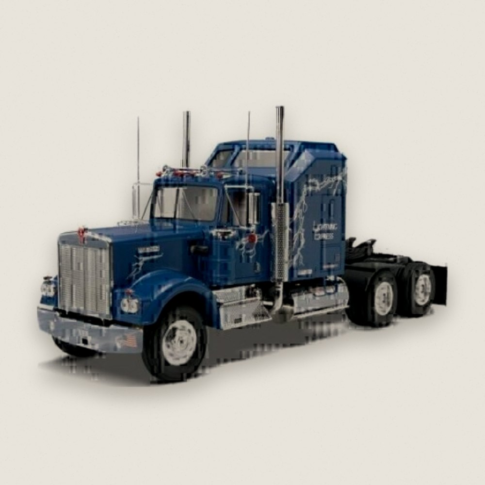 Kenworth W900 Semi Tractor, 1/25 - Revell