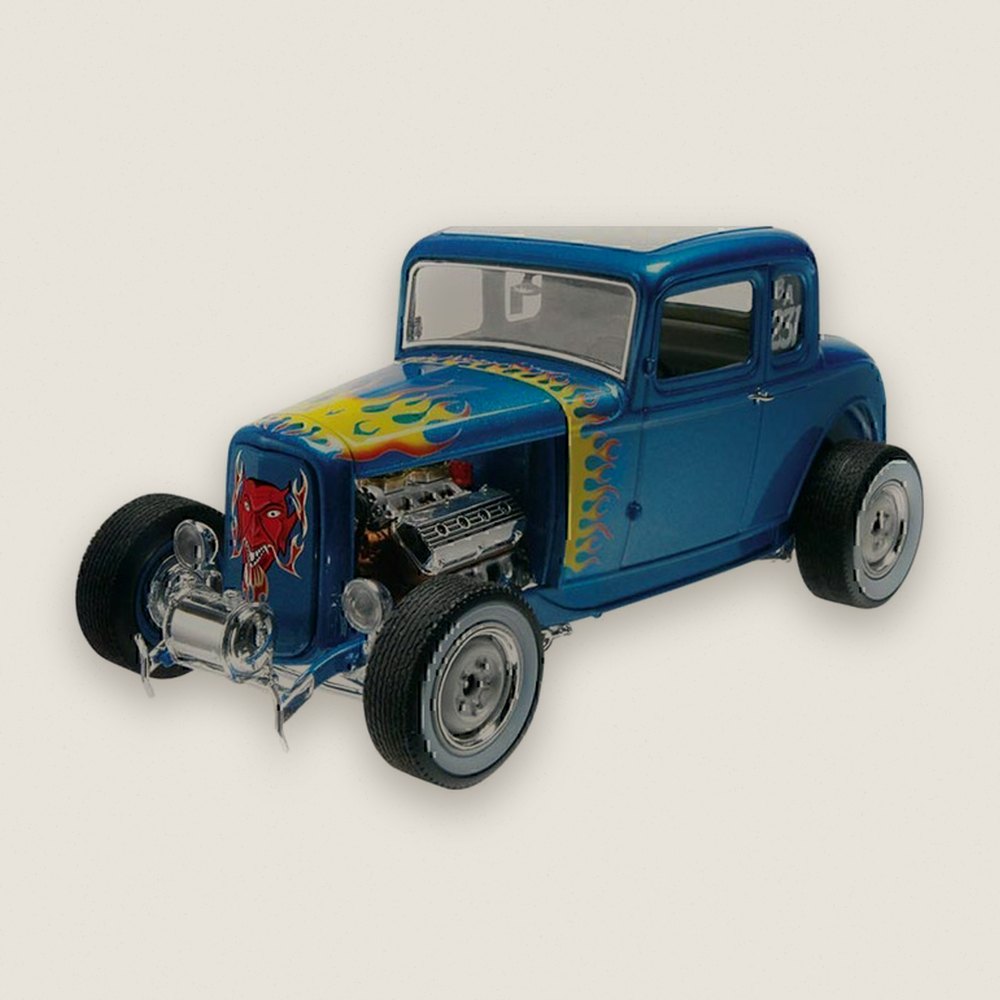 '32 F0RD 5 Window Coupe, 2 'n 1, 1/25 - Revell