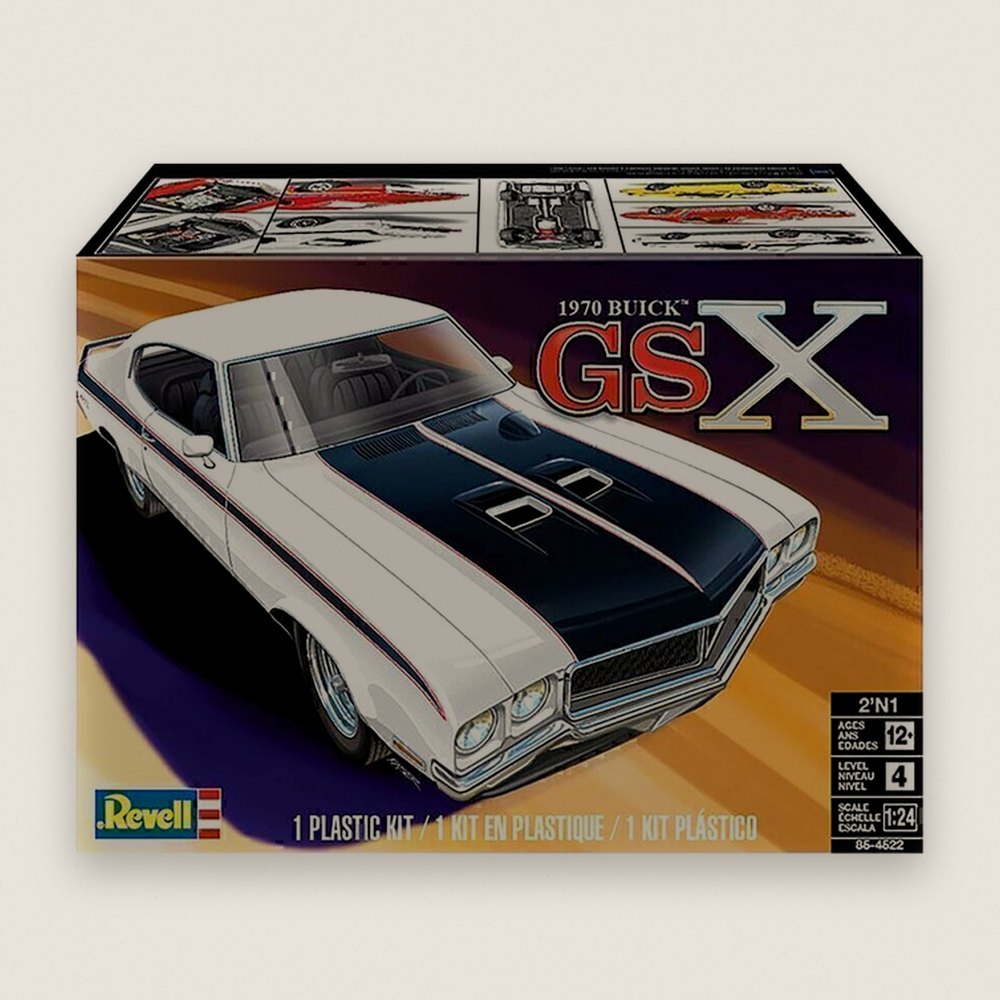 70 Buick GSX, 2N1, 1/24 Plastic Model Kit - Revell