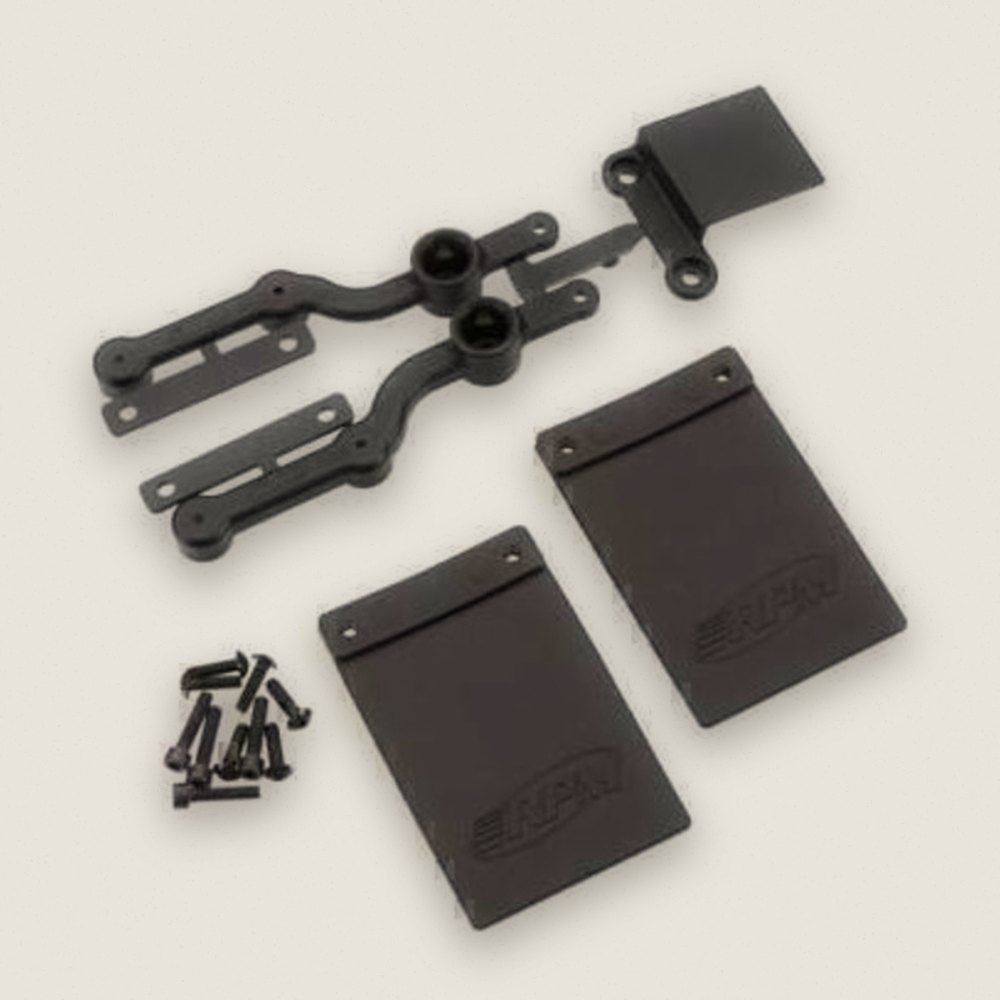 Mud Flap & Number Plate Kit for SC10 2WD, R Bumper Only - RPM R/C Products