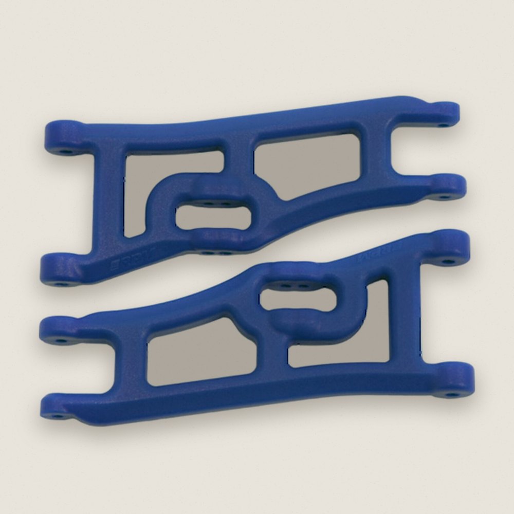 Wide Front A-Arms, Blue, for Traxxas Rustler & Stampede - RPM R/C Products