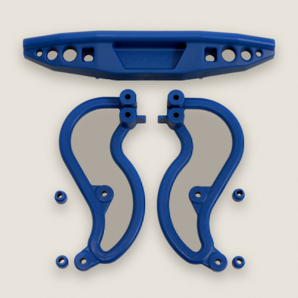 Rear Bumper, Blue, for Stampede 2WD - RPM R/C Products