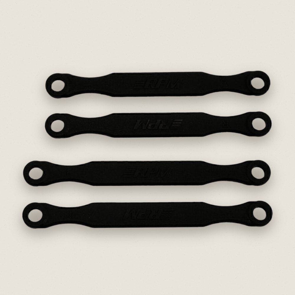 Camber Link Set, Black, for Bl2 Versions of Traxxas 4x4 Vehicles - RPM R/C Products
