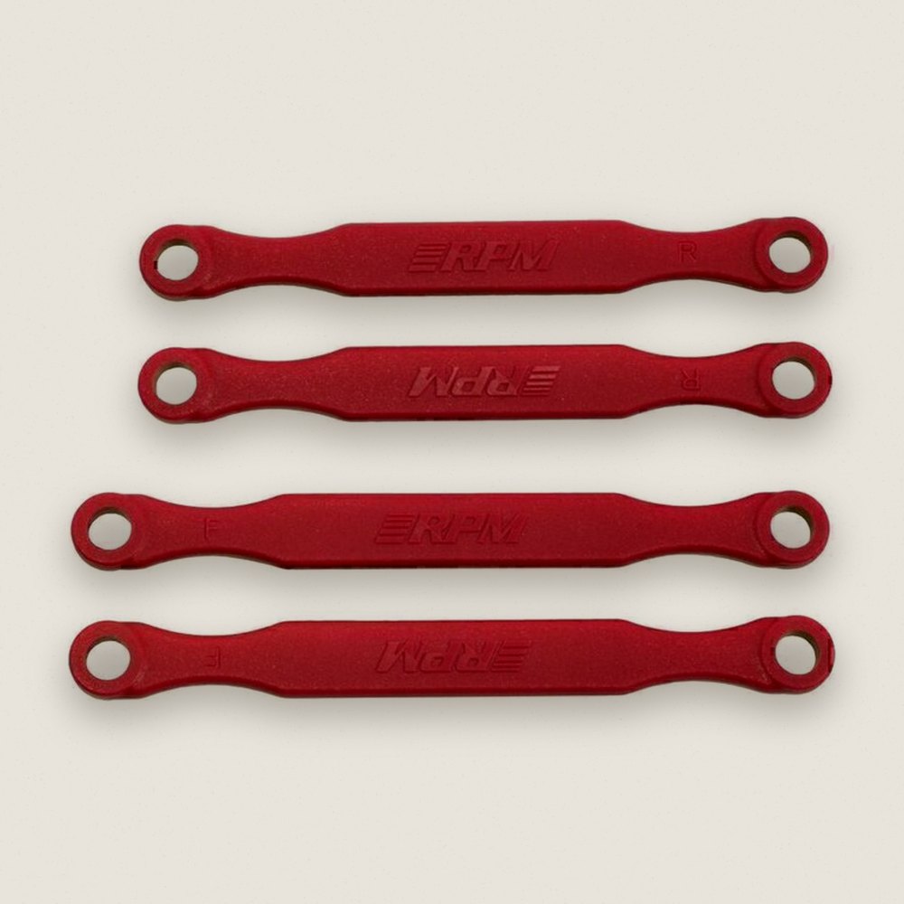 Camber Link Set, Red, for Bl2 Versions of Traxxas 4x4 Vehicles - RPM R/C Products