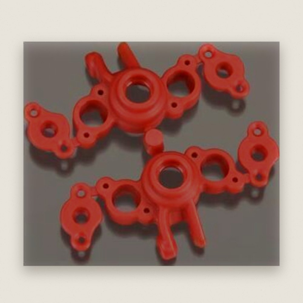 Axle Carriers, Red, for 1/16 EVR / SLH - RPM R/C Products
