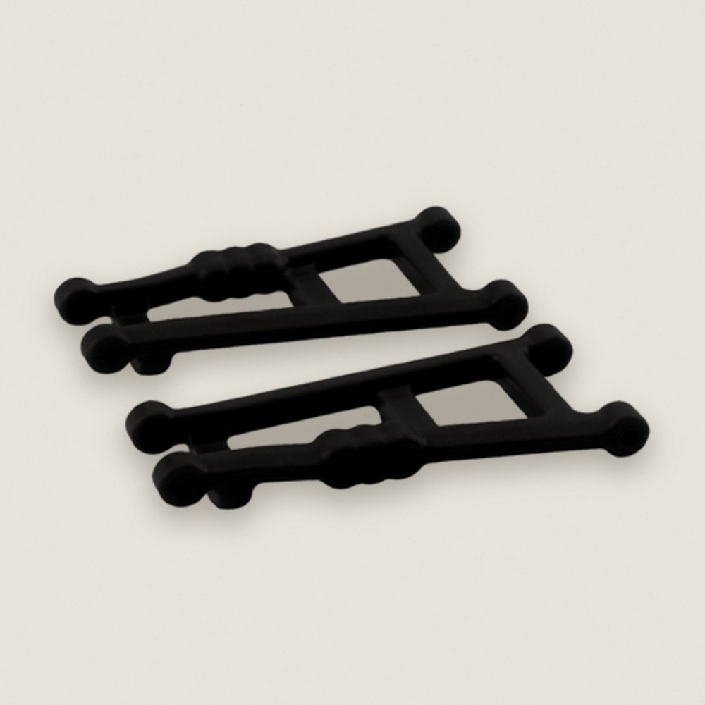 Rear A-Arms, Black (2) for Electric Rustler and Stampede - RPM R/C Products