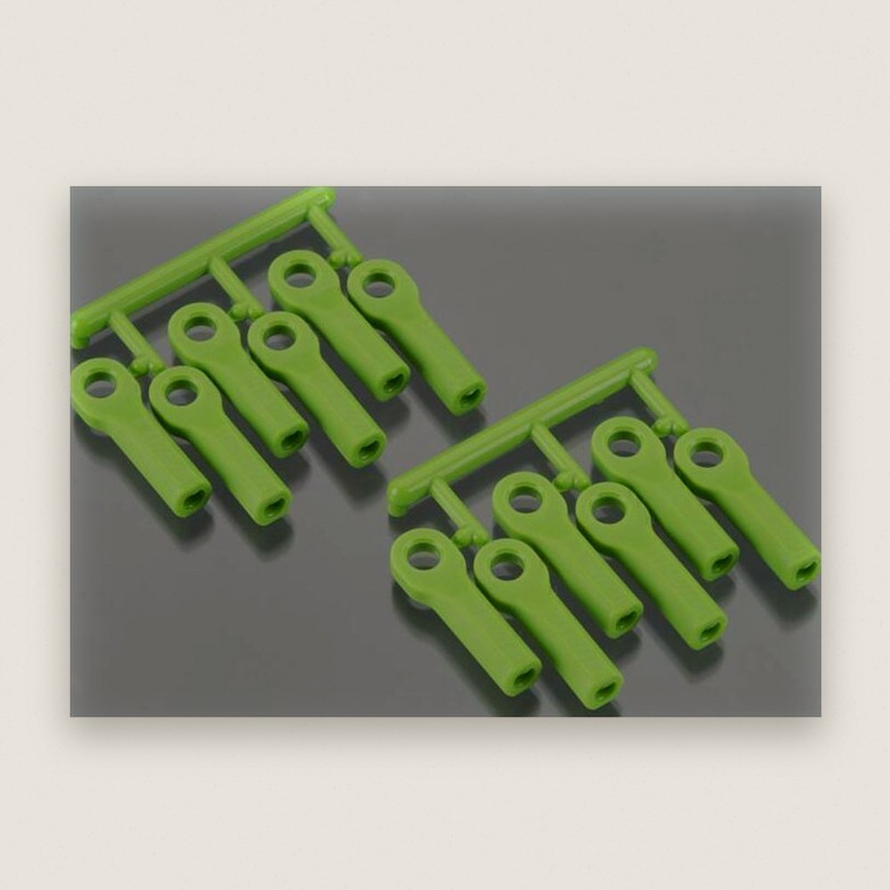 Long Rod Ends, Green for TRA - RPM R/C Products