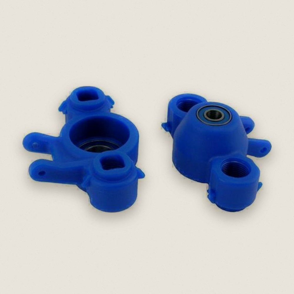 Oversized Bearing Axle Carriers, Blue for Revo and Slayer - RPM R/C Products