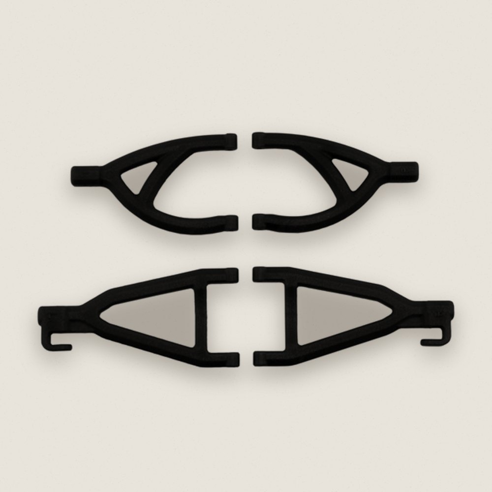 Rear Upper and Lower A-Arms, Black for E-Revo - RPM R/C Products