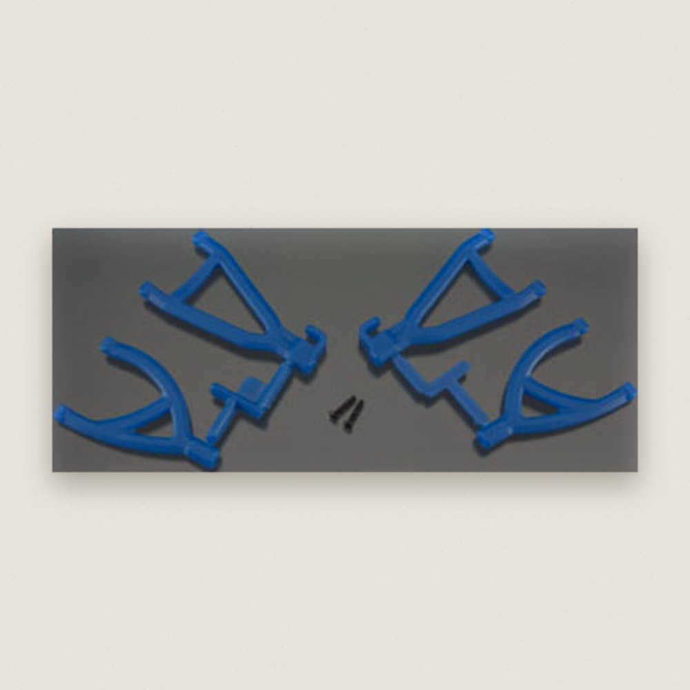 Rear Upper and Lower A-Arms, Blue for E-Revo - RPM R/C Products