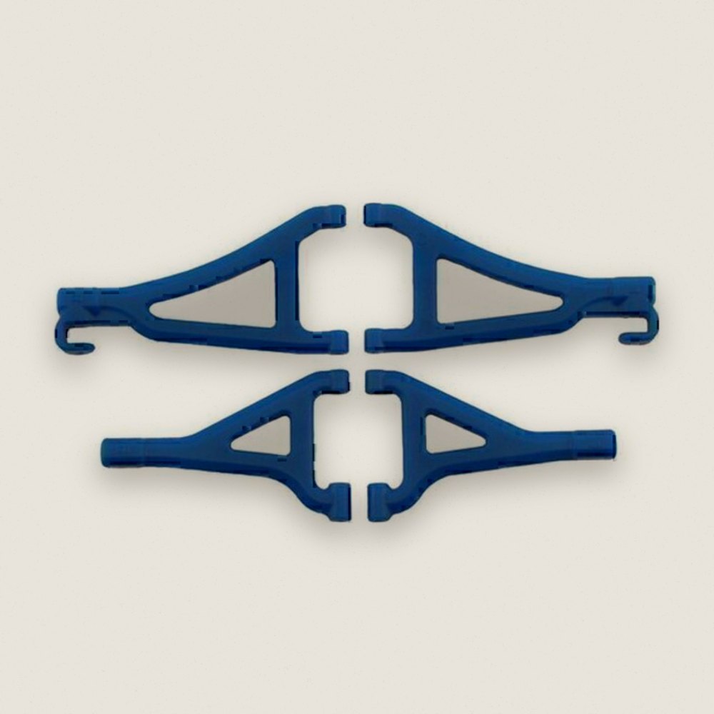 Front Upper and Lower A-Arms, Blue for 1/16 ERV - RPM R/C Products