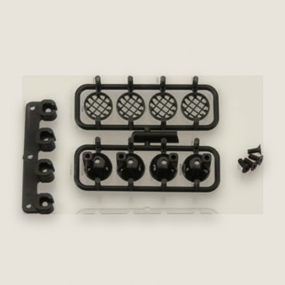 Light Canister Set, Black for Slash Bumper - RPM R/C Products