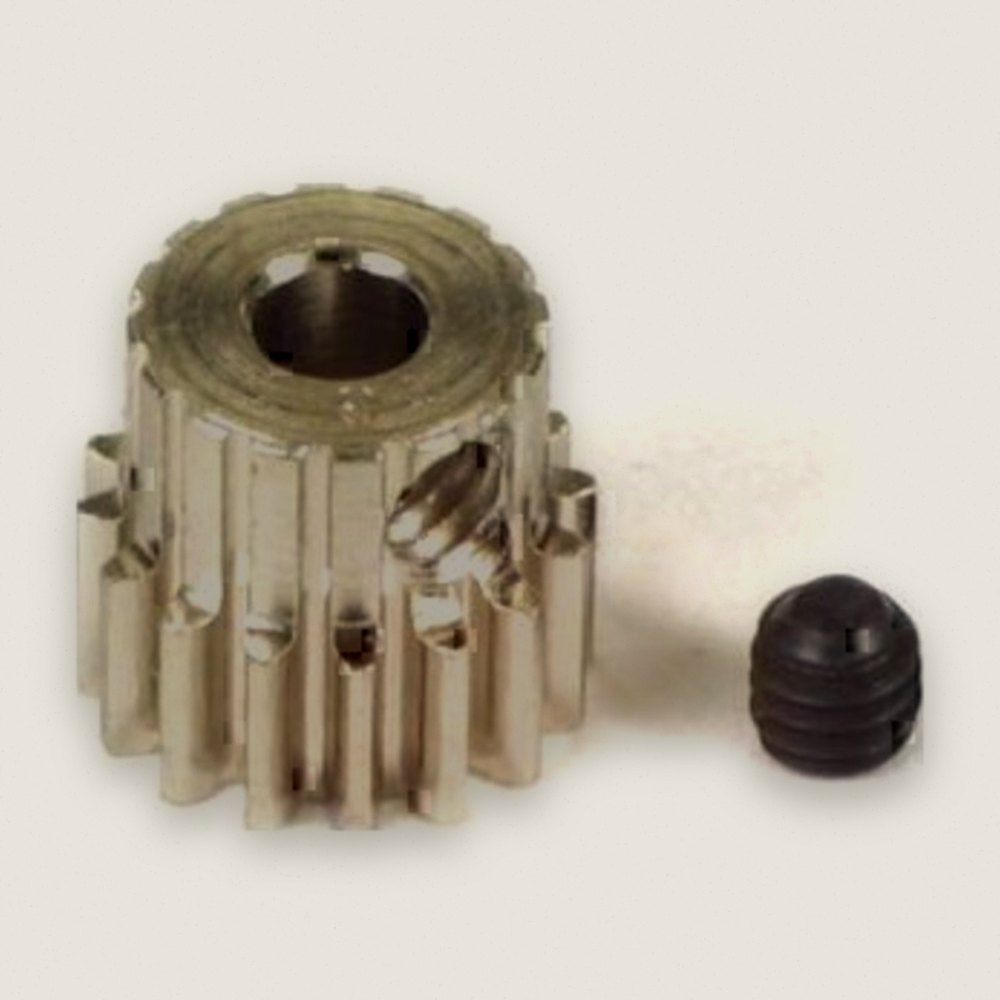 Pinion, Hard Nickel Plated 48p, 16 Teeth - Robinson Racing Products