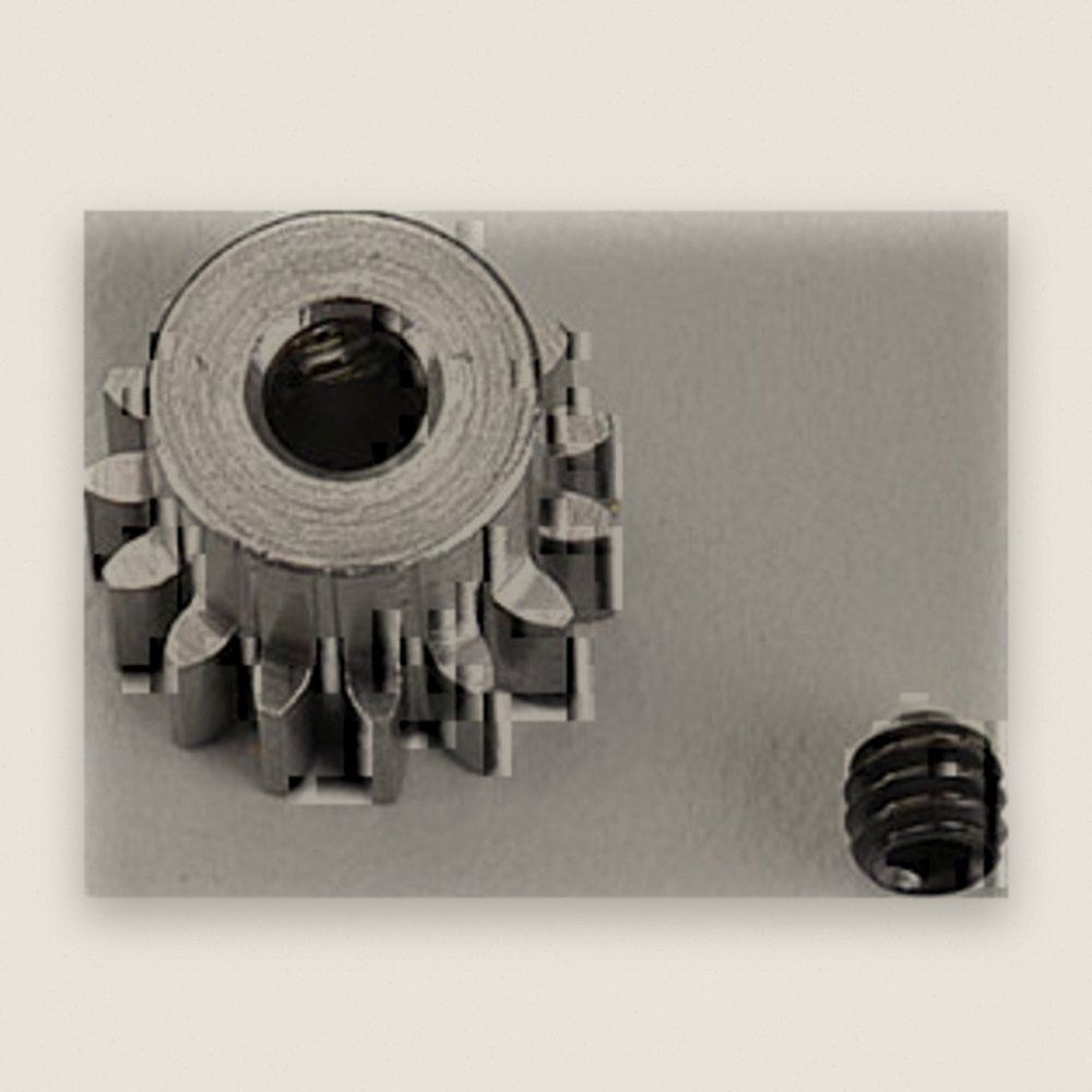 Pinion, Steel 48p, Metric .6 Mod, 15 Teeth - Robinson Racing Products