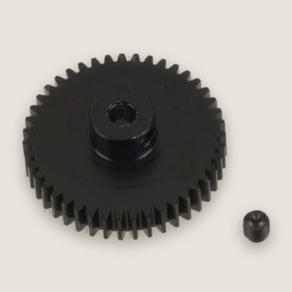 Pinion Gear, Hard Coated Aluminum, 48P, 43T - Robinson Racing Products