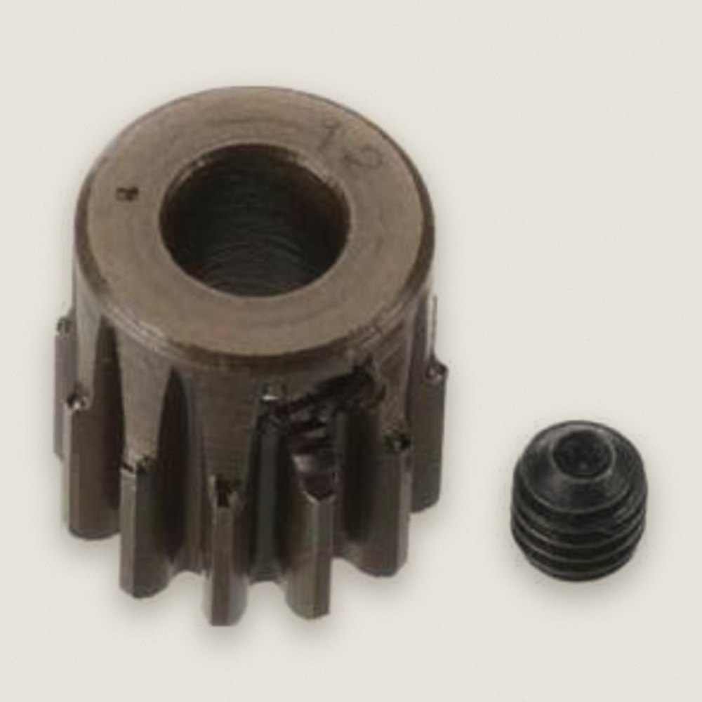 Pinion, 12T 31.75P .8 Module 5mm Bore Extra Hard - Robinson Racing Products