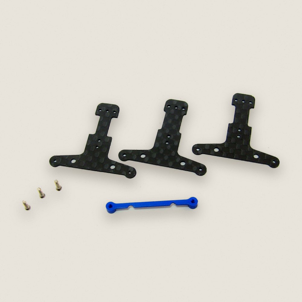 Spring Plates, Graphite (3) for HPI Rs32 - Hot Racing