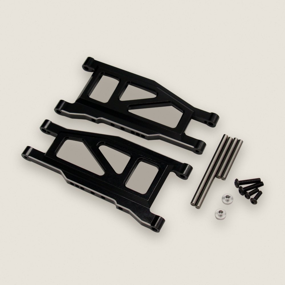 Aluminum Lower Arms, RUF5501 for Rustler 4x4 - Hot Racing