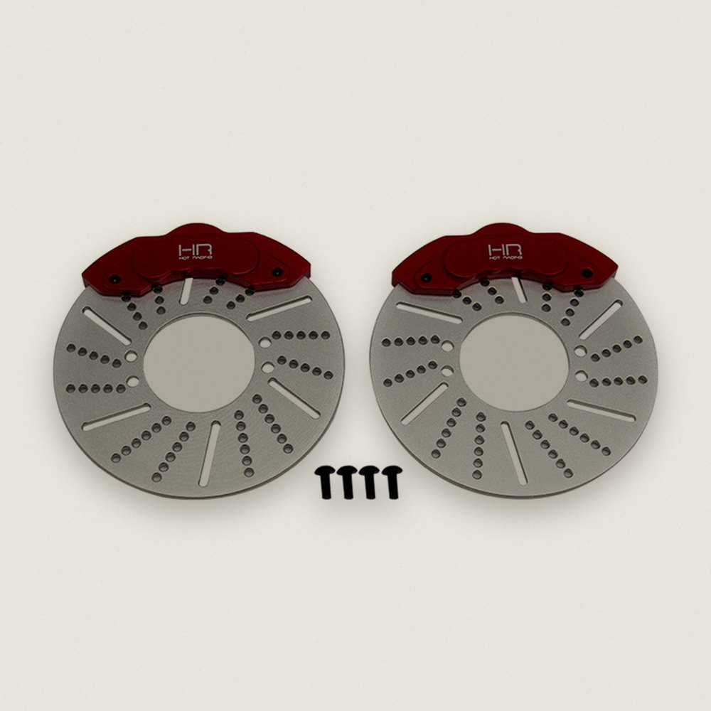 Disc Brake Rotors and Calipers, 64mm for RVO21XG - Hot Racing