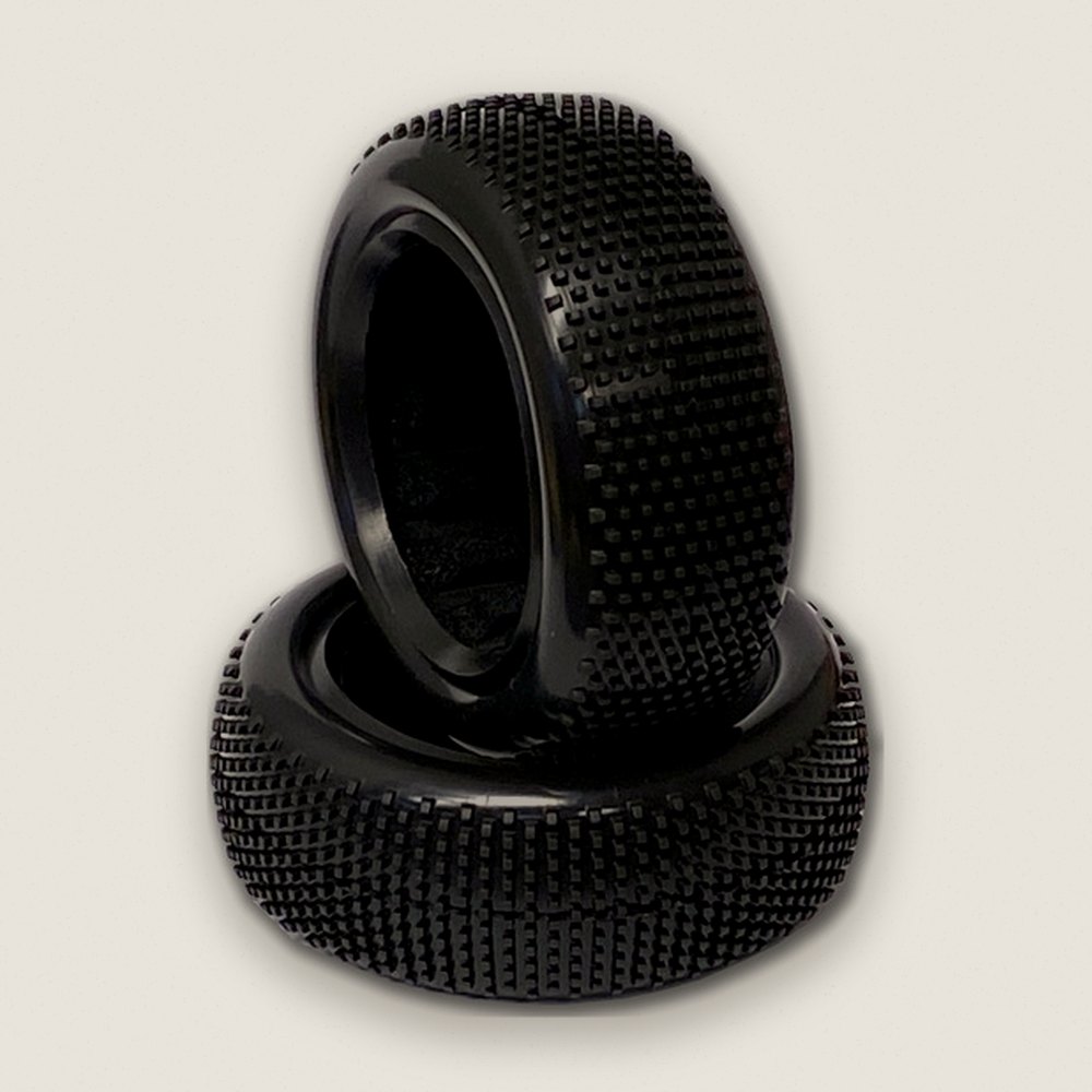 Buggy Front Tire, Supermini 1:10 4w Supersoft with Insert - Raw Speed RC