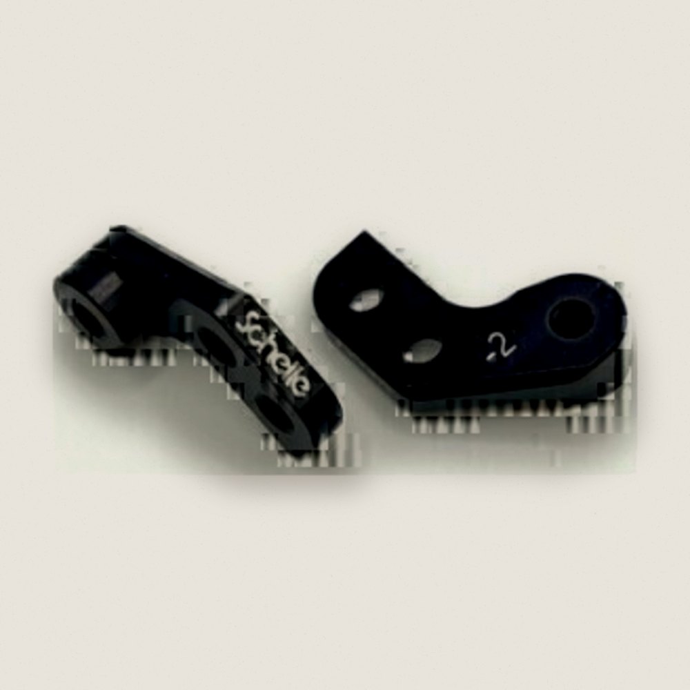 Caster Block Mount, B7 Aluminum, -2 mm - Schelle Racing Innovations