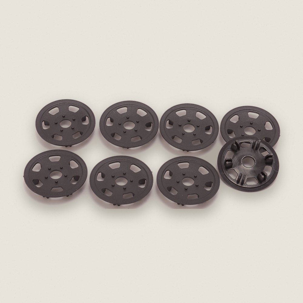 Wheel Disk Protectors, Oval/Mini Black 4 Pair - Contact RC