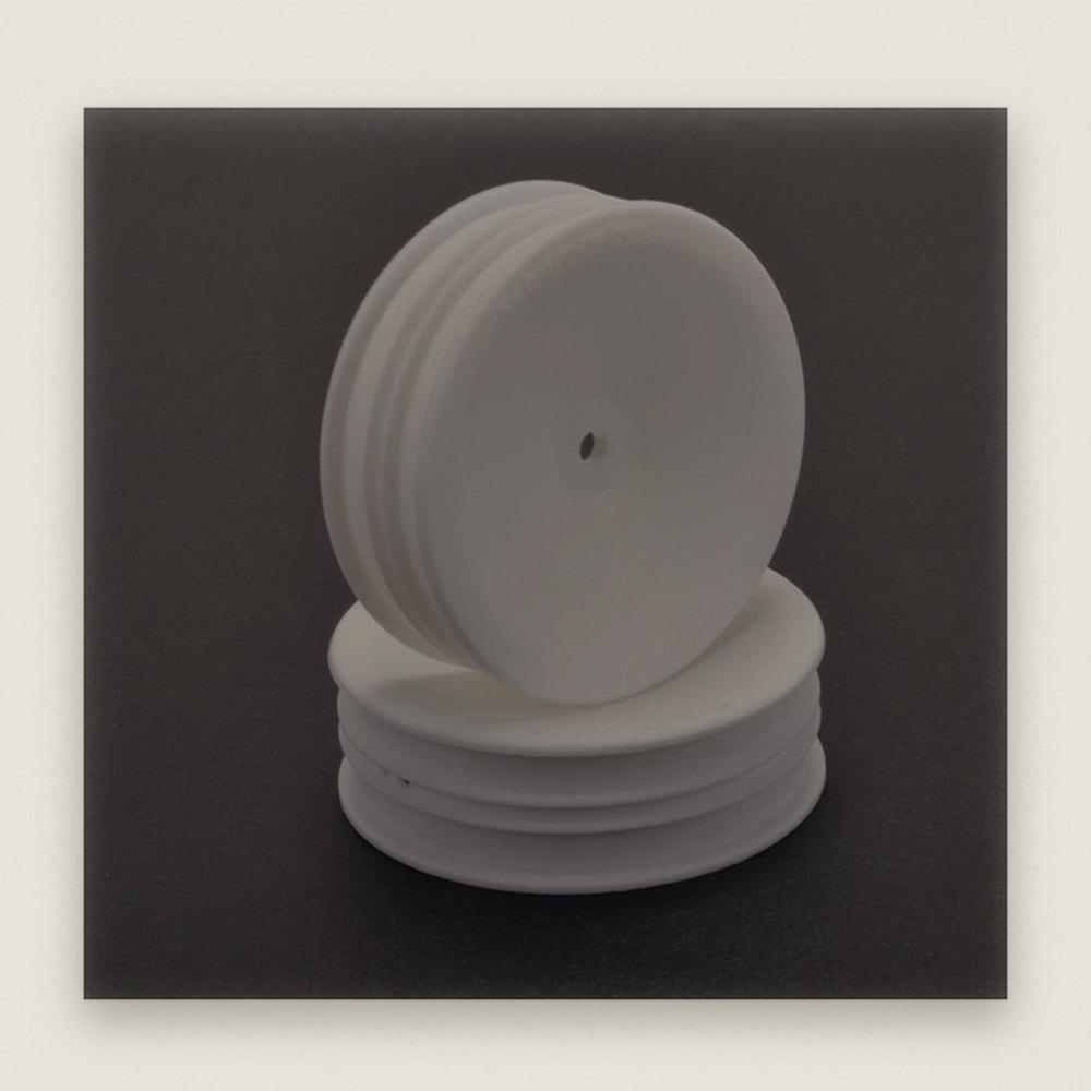 Slim Hex Wheels, White, 2WD - Schumacher