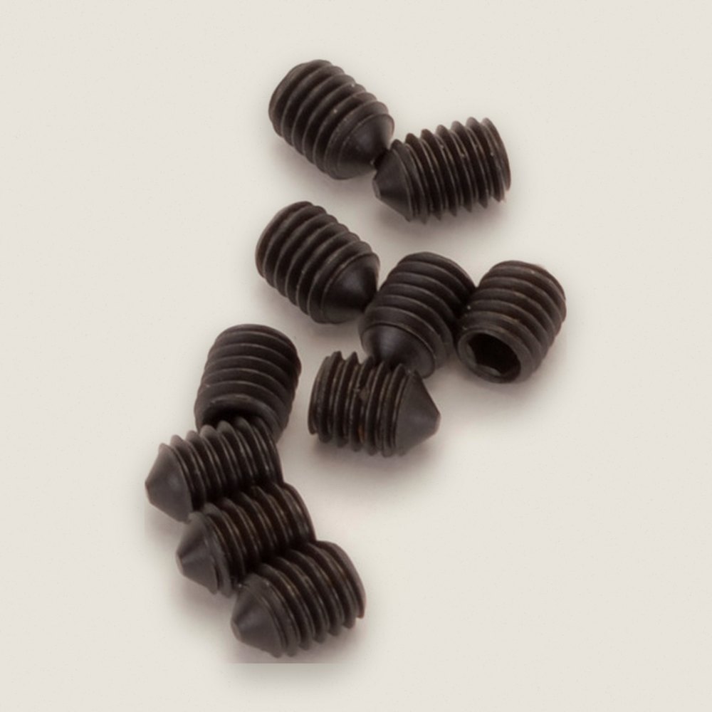 M3x4 Cone Point Grub Screws, Speed Pack of 10 - Schumacher