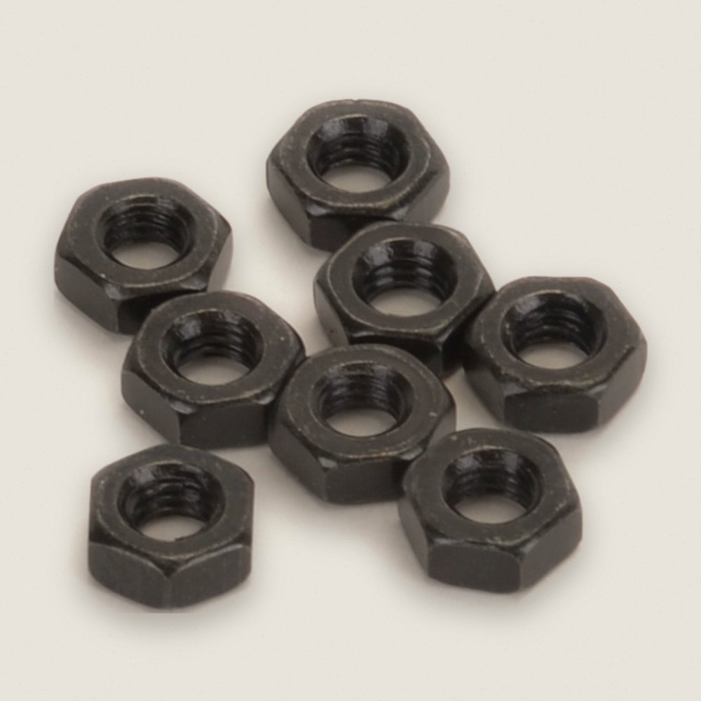 Speed Pack M3 Steel Nuts, Black, 8pk - Schumacher