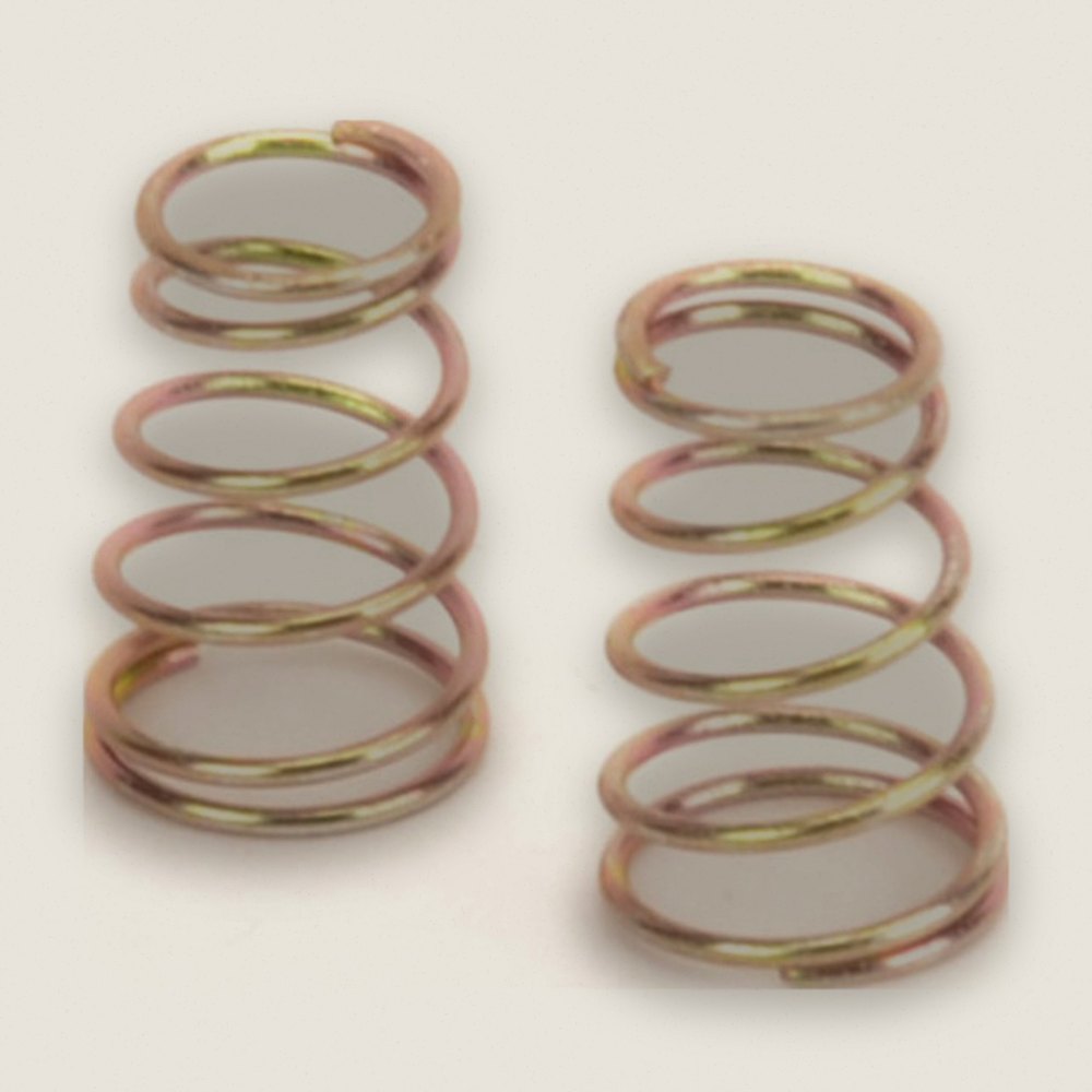 Rear Springs, Gold, Medium/Hard, Pair, for A1, A2, E1-E4 Icon - Schumacher