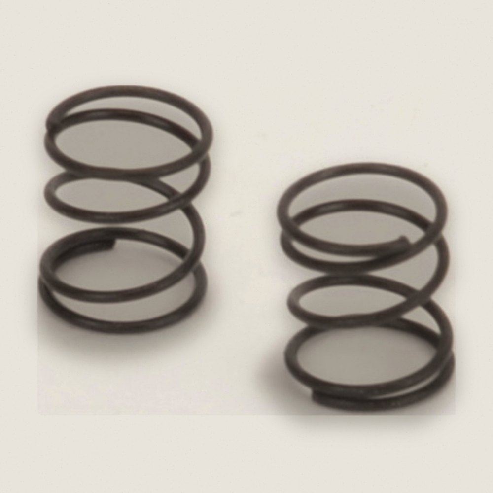 Front Springs, Black, Soft, Pair, for A1, E2-E4 - Schumacher
