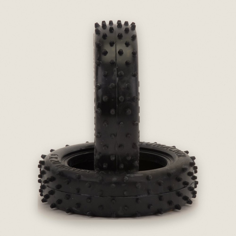 Mini Spike 2 Standard Tyres, Yellow, Slim, Pair - Schumacher