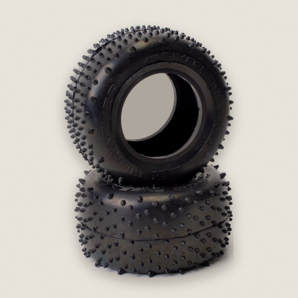 Mini Spike Truck Tyres, Yellow, Pair - Schumacher