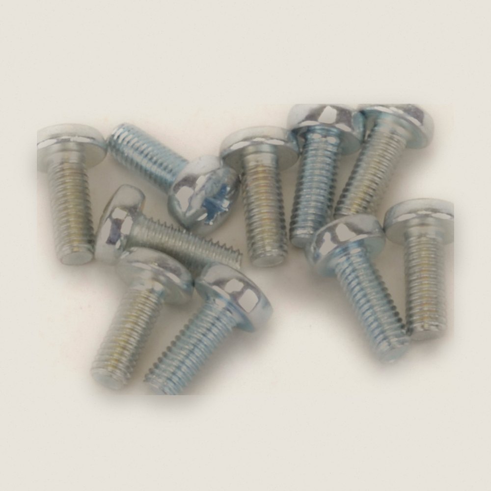 M3 x 8 Pan Head Pozi Screws, Speed Pack, Pack of 10 - Schumacher