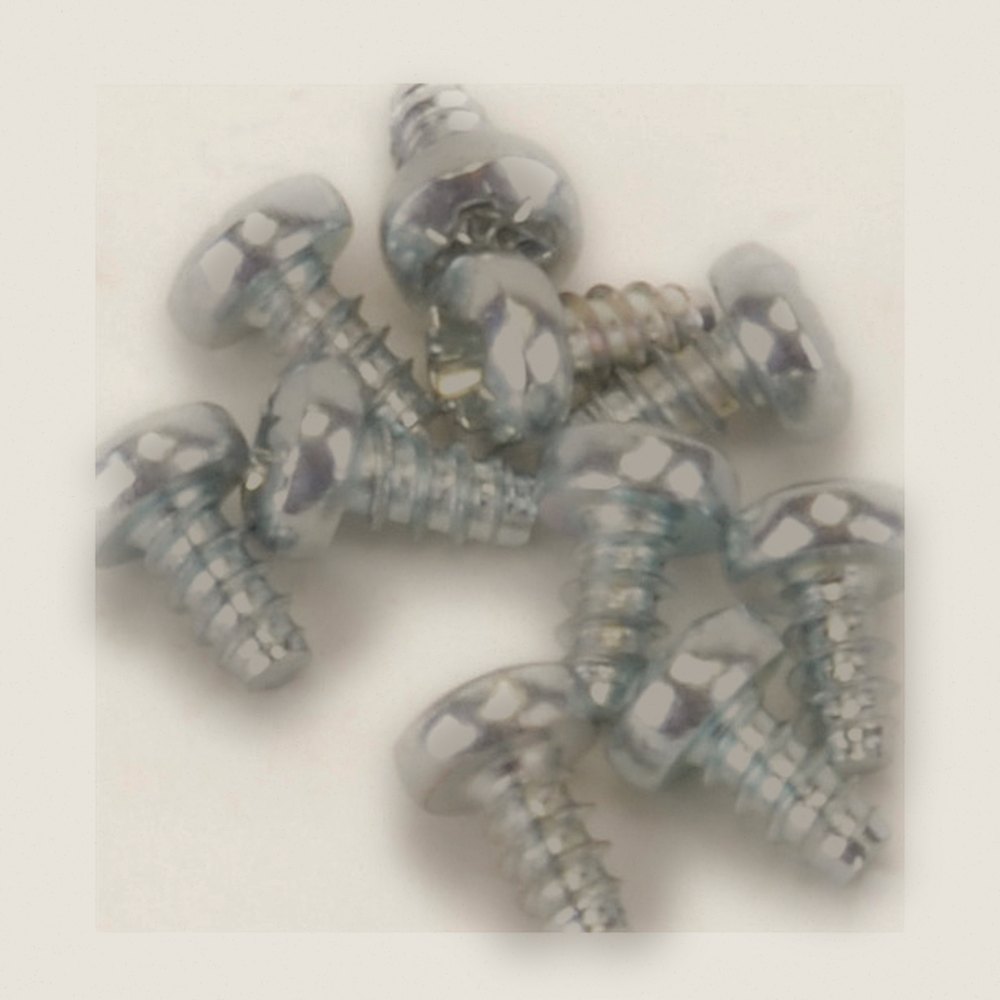No 2 x 3/16 Pan Head Screws, Speed Pack, Pack of 10 - Schumacher