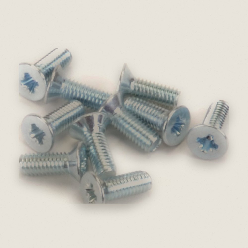 M3 x 8 Countersunk Pozi Screws, Speed Pack, Pack of 10 - Schumacher