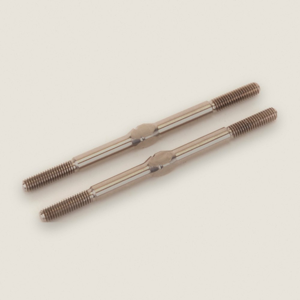 Titanium Turnbuckles, 53mm, Silver, Pair - Schumacher