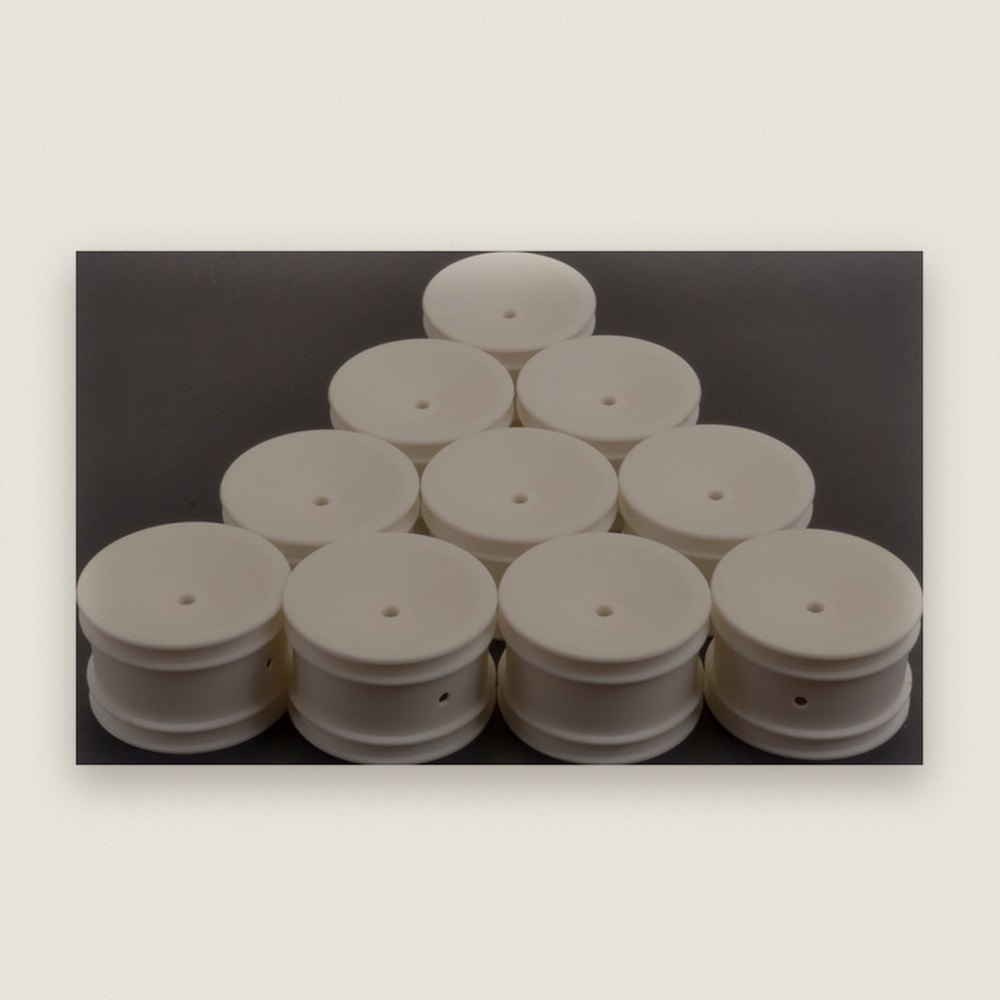 Rear Off-Road Wheels, White, 5 Pairs - Schumacher