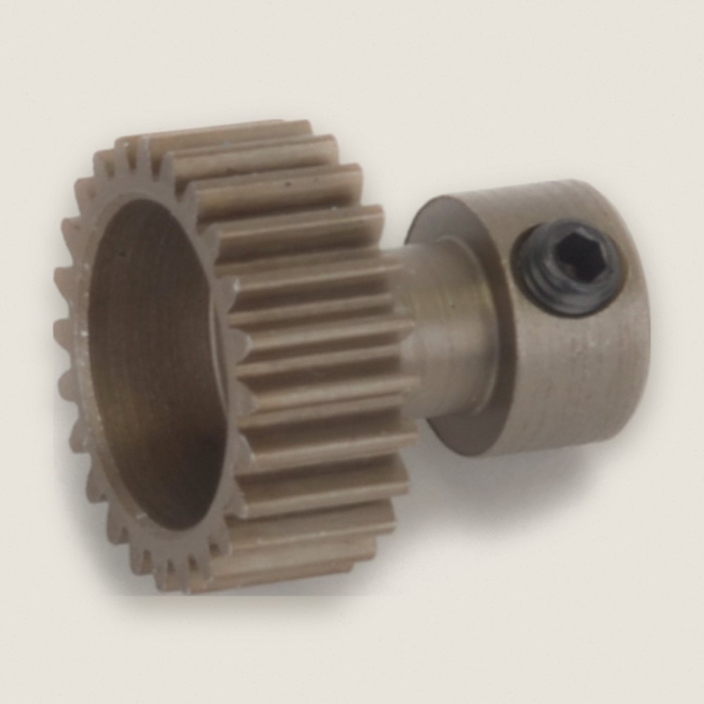 Pinion Gear, Long Boss Steel, 48dp, 23T - Schumacher