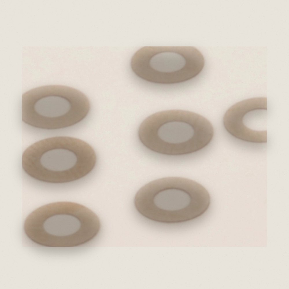 Ultra Short Shock Shims, 3.3x6.7x0.05 for Mi6/evo Mi7 - Schumacher