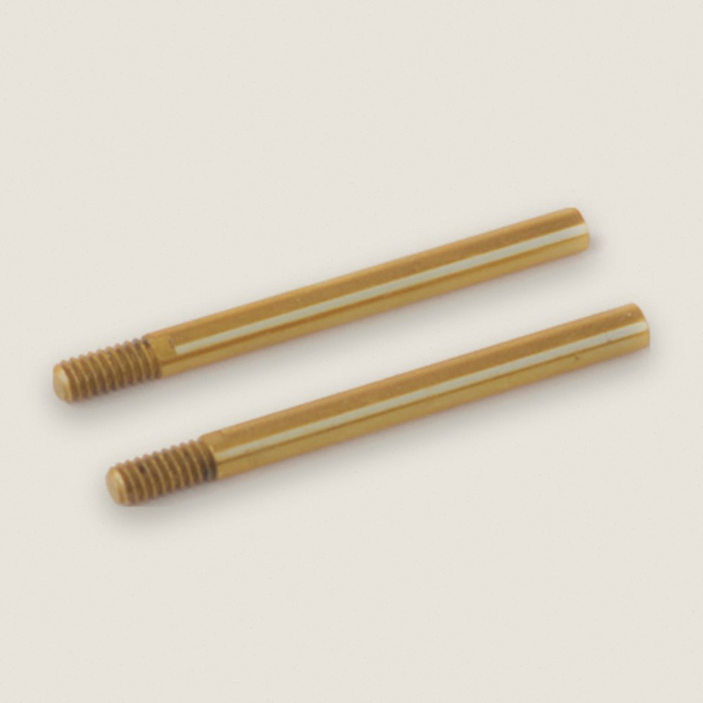 Tapped Shock Shaft, Medium, Off-Road, Pair - Schumacher