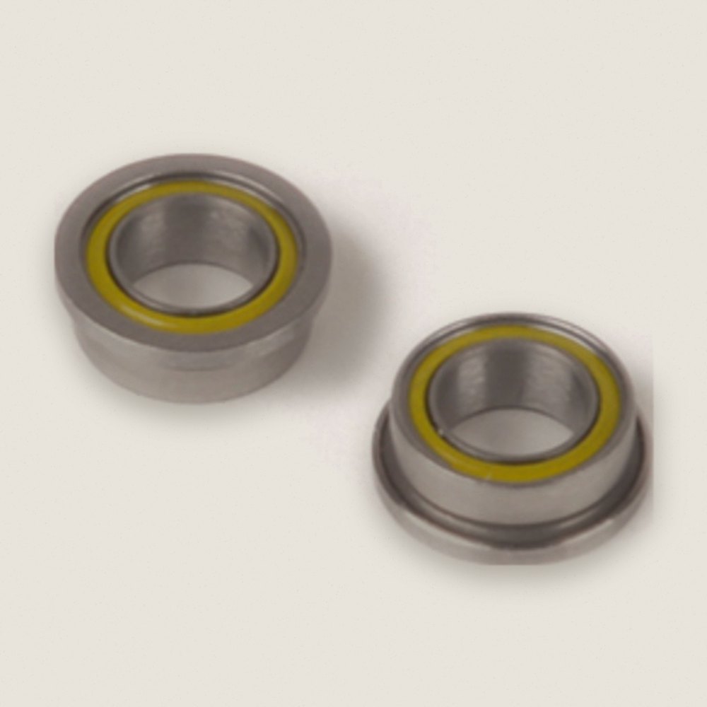 Flanged Ball Bearing, 3/16x5/16, Yellow, Pair - Schumacher