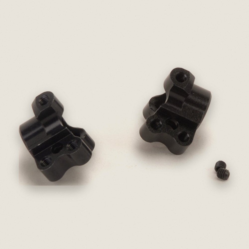 Hub Carrier, Aluminum, Black, Pair for Mi7, MI8, FT8 - Schumacher