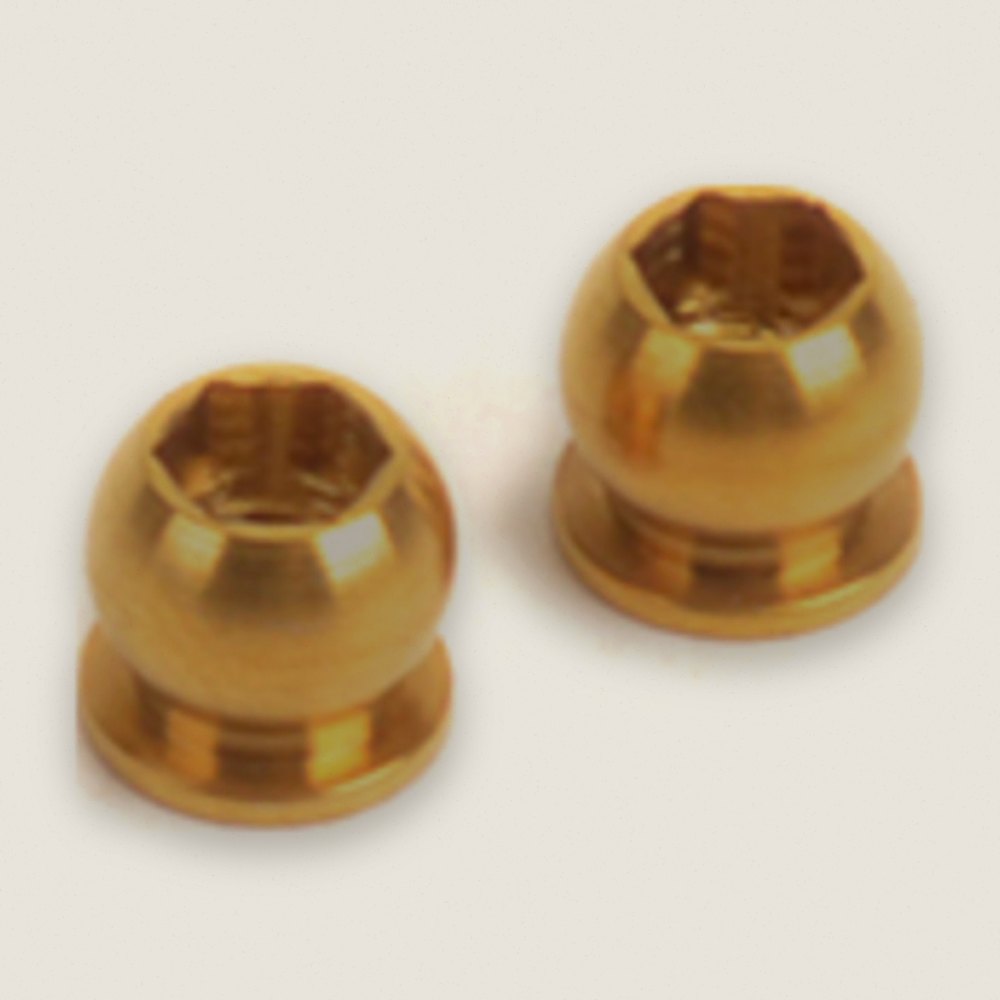 Pivot Ball, Titanium, 5.5mm Low, Pair - Schumacher