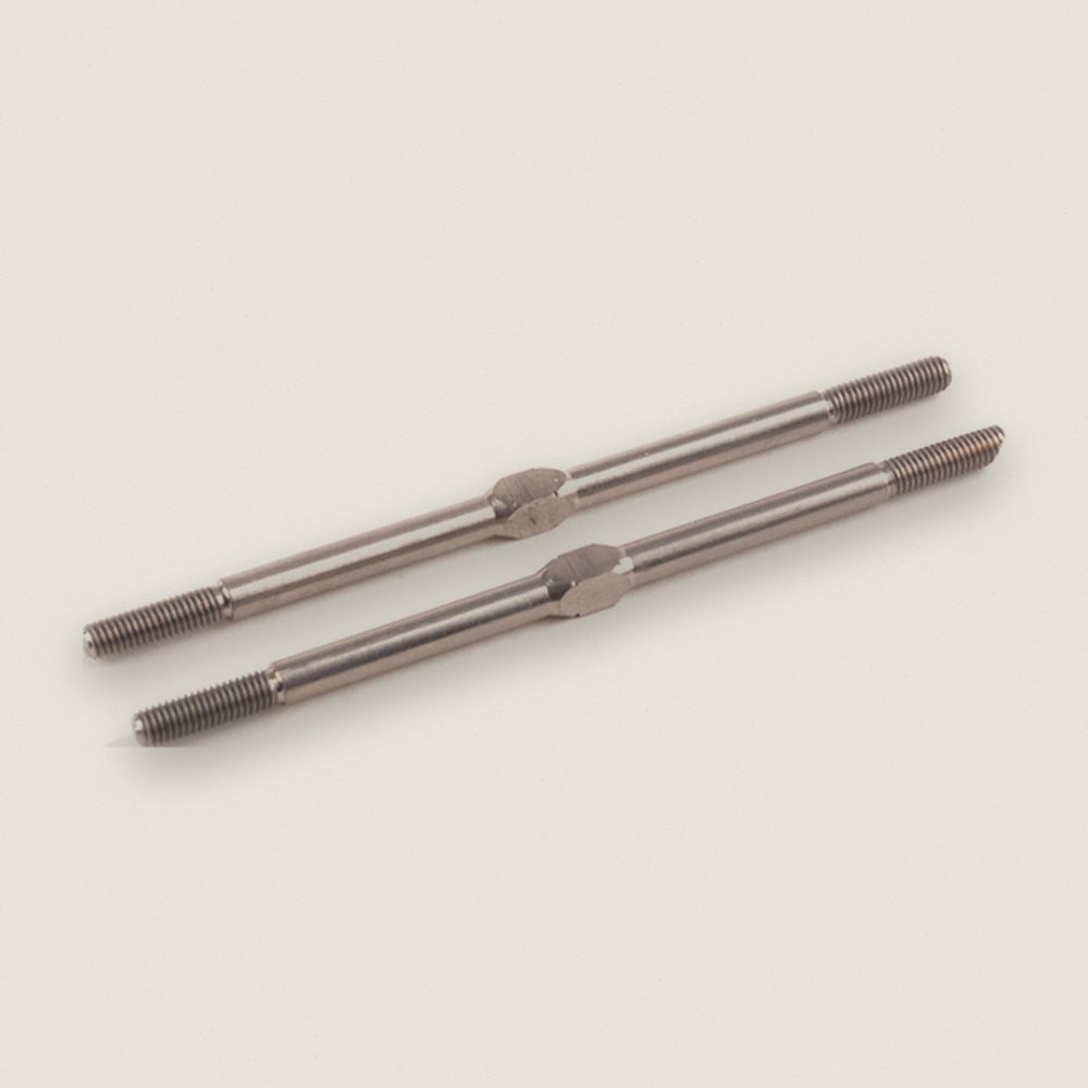 Titanium Turnbuckle, 71mm, Silver, Pair - Schumacher