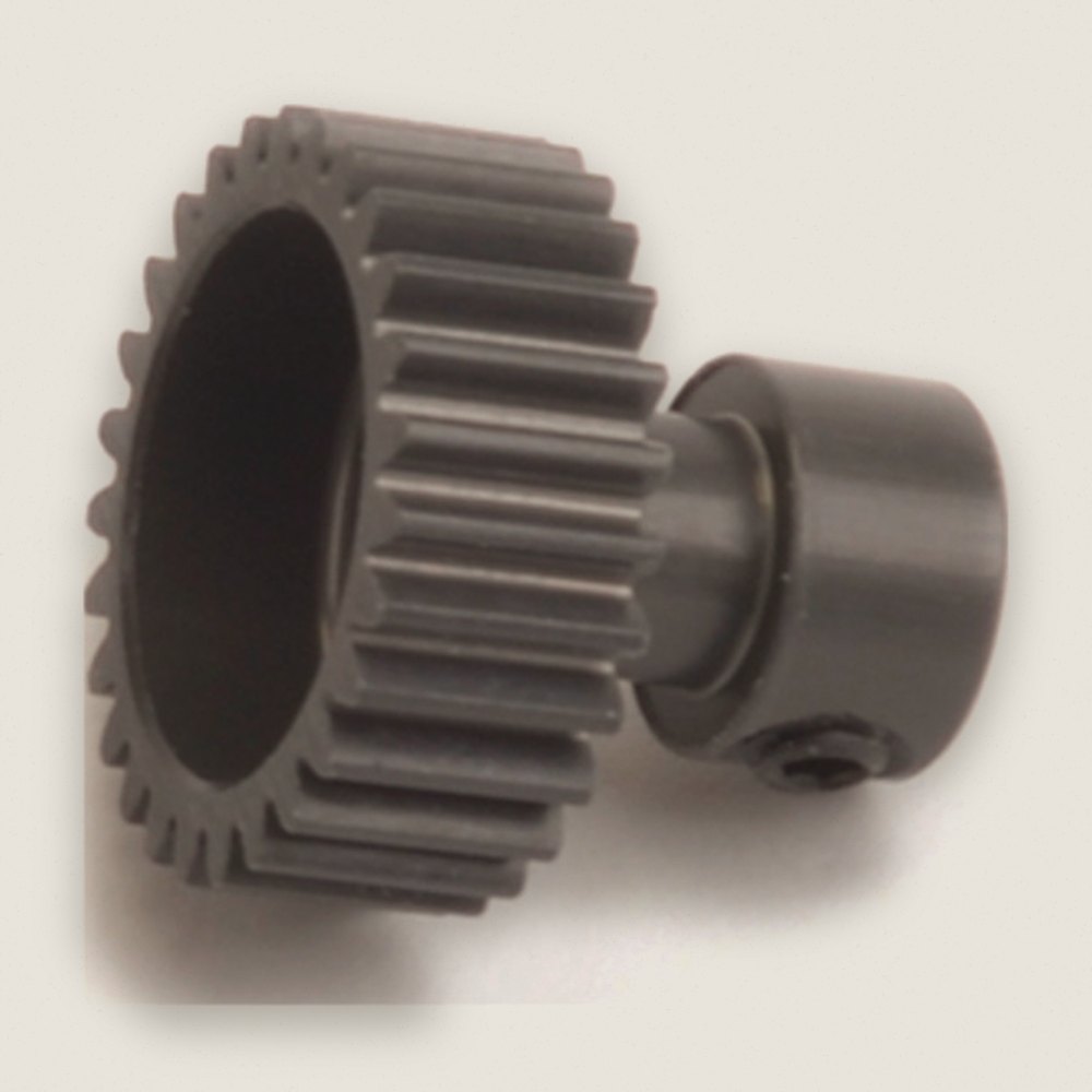Pinion Gear, 27T, 48DP, Long Boss Hard Aluminum - Schumacher