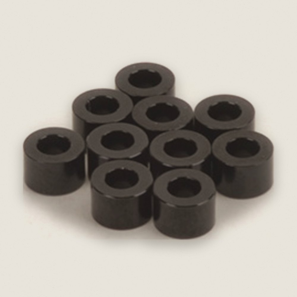 Washer, M3 Alloy, Black, 4.0mm, Pack of 10 - Schumacher