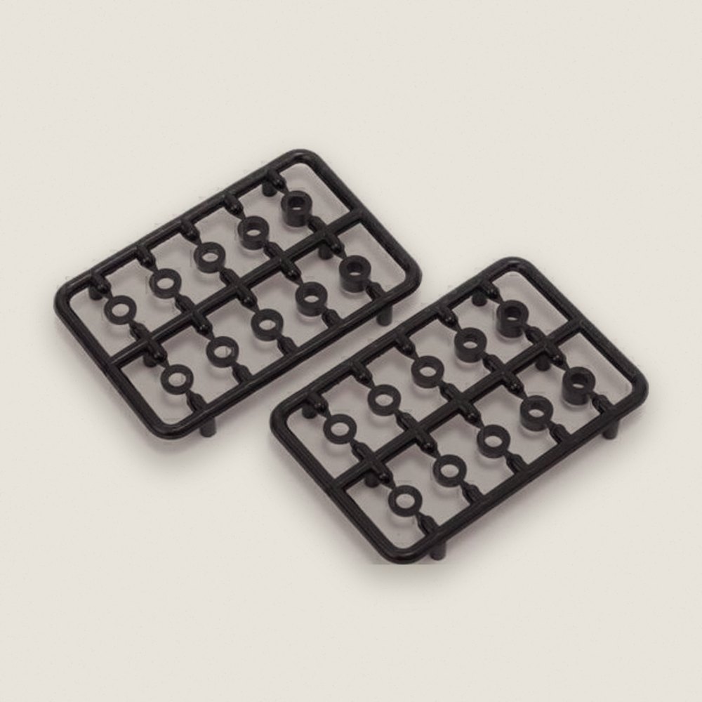 Plastic Washer Set, 1, 1.5, 2, 3, 4mm, 20 Pieces - Schumacher